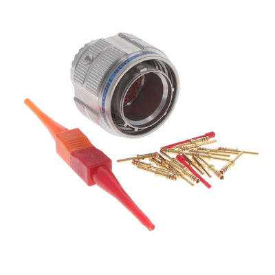 D38999/26KD18PN by Amphenol Aerospace Operations - CONNECTOR PLUG MALE 18POS GOLD CRIMP
