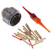 D38999/26KD19SN by Amphenol Aerospace Operations - CONNECTOR PLUG FMALE 37POS GOLD CRIMP