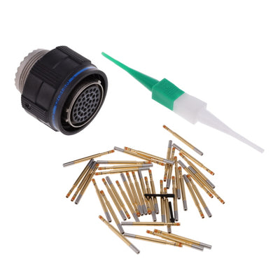 D38999/26MD35SN by Amphenol Aerospace Operations - CONNECTOR PLUG FMALE 37POS GOLD CRIMP