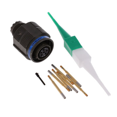 D38999/26WA35SA by Amphenol Aerospace Operations - CONNECTOR PLUG FMALE 6POS GOLD CRIMP