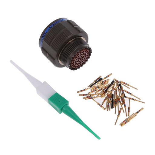 D38999/26WD35PA by Amphenol Aerospace Operations - CONNECTOR PLUG MALE 37POS GOLD CRIMP