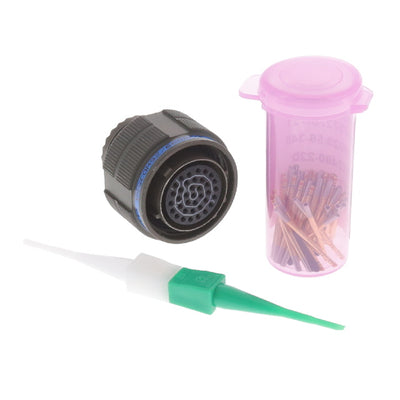 D38999/26WD35SA by Amphenol Aerospace Operations - CONNECTOR PLUG FMALE 37POS GOLD CRIMP