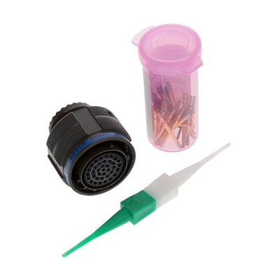D38999/26WD35SD by Amphenol Aerospace Operations - CONNECTOR PLUG FMALE 37POS GOLD CRIMP