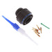 D38999/26WD5PN by Amphenol Aerospace Operations - CONNECTOR PLUG MALE 5POS GOLD CRIMP