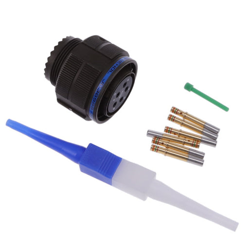 D38999/26WD5SN by Amphenol Aerospace Operations - CONNECTOR PLUG FMALE 5POS GOLD CRIMP