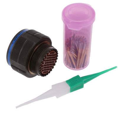 D38999/26WE35SC by Amphenol Aerospace Operations - CONNECTOR PLUG FMALE 55POS GOLD CRIMP