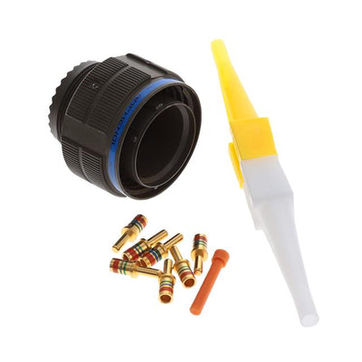 D38999/26WE6PA by Amphenol Aerospace Operations - CONNECTOR PLUG MALE 6POS GOLD CRIMP