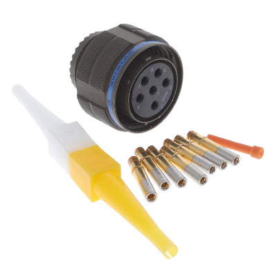D38999/26WE6SA by Amphenol Aerospace Operations - CONNECTOR PLUG FMALE 6POS GOLD CRIMP