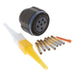 D38999/26WE6SA by Amphenol Aerospace Operations - CONNECTOR PLUG FMALE 6POS GOLD CRIMP