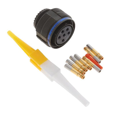D38999/26WE6SN by Amphenol Aerospace Operations - CONNECTOR PLUG FMALE 6POS GOLD CRIMP
