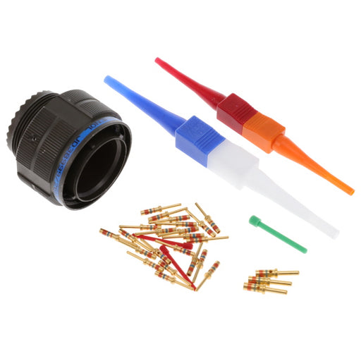 D38999/26WE99PN by Amphenol Aerospace Operations - CONNECTOR PLUG MALE 23POS GOLD CRIMP