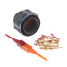 D38999/26WF32PA by Amphenol Aerospace Operations - CONNECTOR PLUG MALE 32POS GOLD CRIMP