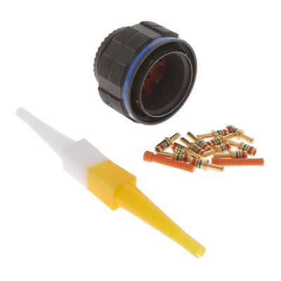 D38999/26WG11PN by Amphenol Aerospace Operations - CONNECTOR PLUG MALE 11POS GOLD CRIMP