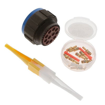 D38999/26WG11PN by TE Connectivity Deutsch Connectors - CONNECTOR PLUG MALE 11POS GOLD CRIMP