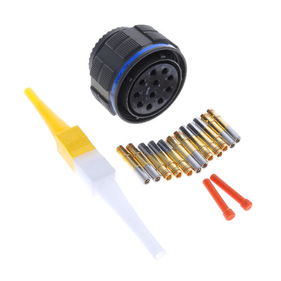 D38999/26WG11SN by Amphenol Aerospace Operations - CONNECTOR PLUG FMALE 11POS GOLD CRIMP