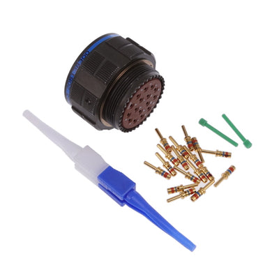 D38999/26WG16PN by Amphenol Aerospace Operations - CONNECTOR PLUG MALE 16POS GOLD CRIMP