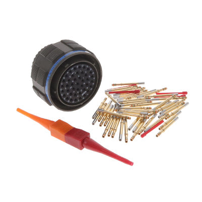 D38999/26WG41SN by Amphenol Aerospace Operations - CONNECTOR PLUG FMALE 41POS GOLD CRIMP