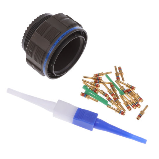 D38999/26WH21PN by Amphenol Aerospace Operations - CONNECTOR PLUG MALE 21POS GOLD CRIMP