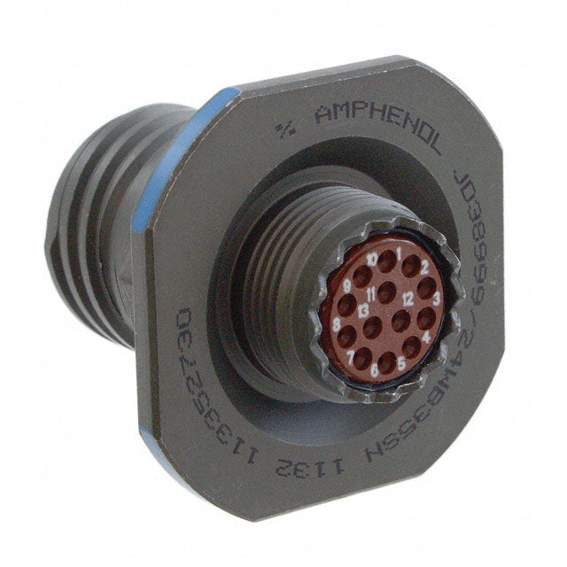 D38999/24WB35SNLC by Amphenol Aerospace Operations - CONNECTOR RECPT HSG FMALE 13POS PNL MT