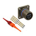 D38999/20JB98SN by ITT Cannon, LLC - CONNECTOR RECPT FMALE 6POS GOLD CRIMP
