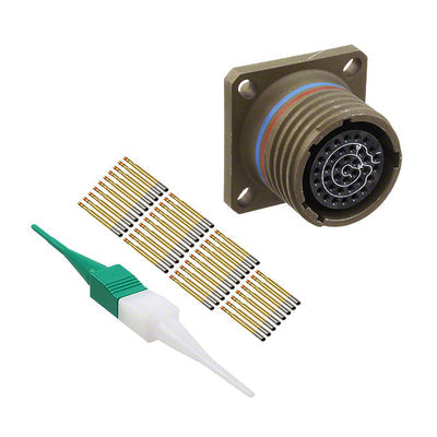 D38999/20JD35SN by ITT Cannon, LLC - CONNECTOR RECPT FMALE 37POS GOLD CRIMP