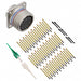 D38999/20MD35PN by ITT Cannon, LLC - CONNECTOR RECPT MALE 37POS GOLD CRIMP