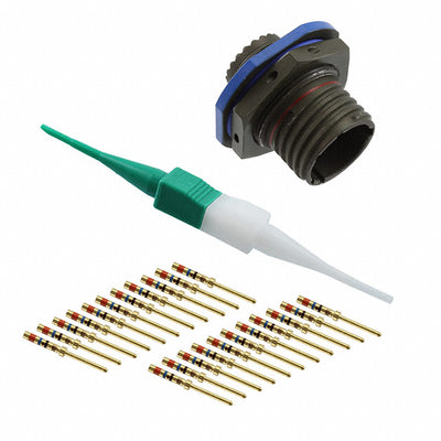 D38999/24JC35PN by TE Connectivity Deutsch Connectors - CONNECTOR RECPT MALE 22POS GOLD CRIMP