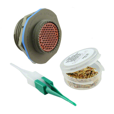 D38999/24JH35PN by TE Connectivity Deutsch Connectors - CONNECTOR RECPT MALE 100POS GOLD CRIMP