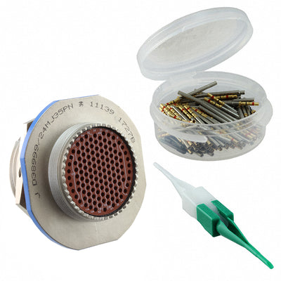 D38999/24MJ35PN by TE Connectivity Deutsch Connectors - CONNECTOR RECPT MALE 128POS GOLD CRIMP
