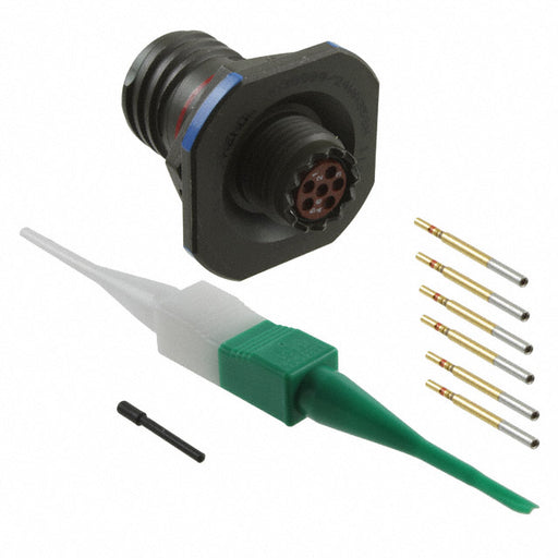 D38999/24WA35SN by Amphenol Aerospace Operations - CONNECTOR RECPT FMALE 6POS GOLD CRIMP