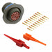 D38999/24WD19PN by Amphenol Aerospace Operations - CONNECTOR RECPT MALE 19POS GOLD CRIMP