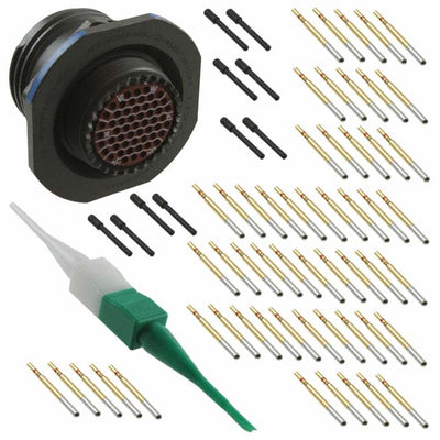 D38999/24WE35PN by Amphenol Aerospace Operations - CONNECTOR RECPT MALE 55POS GOLD CRIMP