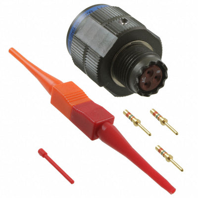 D38999/26WA98PA by Amphenol Aerospace Operations - CONNECTOR PLUG MALE 3POS GOLD CRIMP
