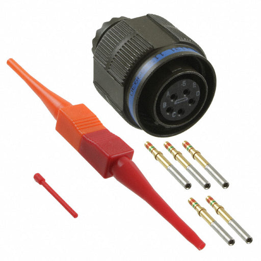 D38999/26WB5SN by Amphenol Aerospace Operations - CONNECTOR PLUG FMALE 5POS GOLD CRIMP