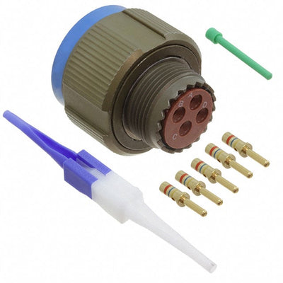D38999/26WC4PN by TE Connectivity Deutsch Connectors - CONNECTOR PLUG MALE 4POS GOLD CRIMP