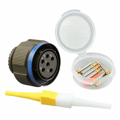 D38999/26WE6SN by TE Connectivity Deutsch Connectors - CONNECTOR PLUG FMALE 6POS GOLD CRIMP