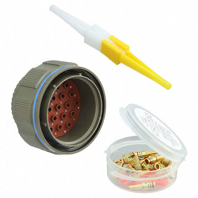 D38999/26WJ19PN by TE Connectivity Deutsch Connectors - CONNECTOR PLUG MALE 19POS GOLD CRIMP
