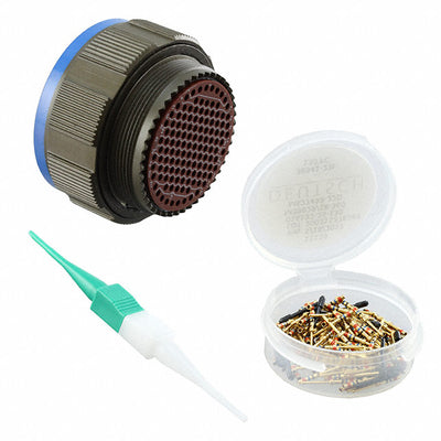 D38999/26WJ35PA by TE Connectivity Deutsch Connectors - CONNECTOR PLUG MALE 128POS GOLD CRIMP