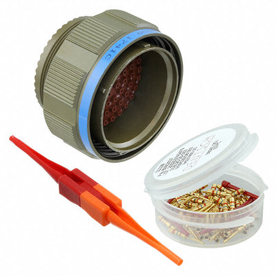 D38999/26WJ61PN by TE Connectivity Deutsch Connectors - CONNECTOR PLUG MALE 61POS GOLD CRIMP