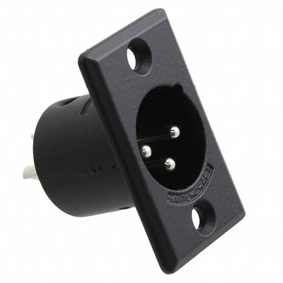 D3MB by Switchcraft Inc. - CONNECTOR RECPT MALE XLR 3P SOLDER CUP