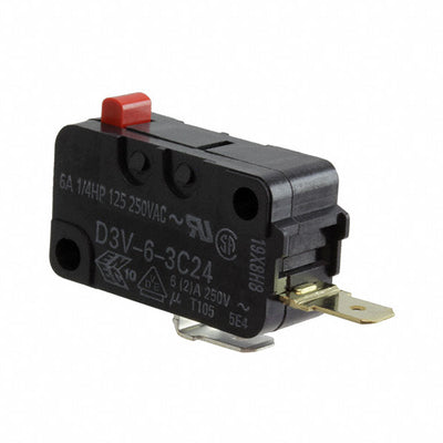 D3V-6-3C24 by Omron Electronics Inc-EMC Div - SNAP ACT ION SWITCH SPST-NO 6A 250V
