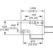 D42L-R1YL by ZF Electronics - SWITCH LEVER SPDT 3A QC TERM
