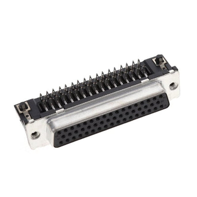D50S82C6GX00LF by Amphenol ICC (FCI) - CONNECTOR D-SUB RCPT 50POS R/A PRESS