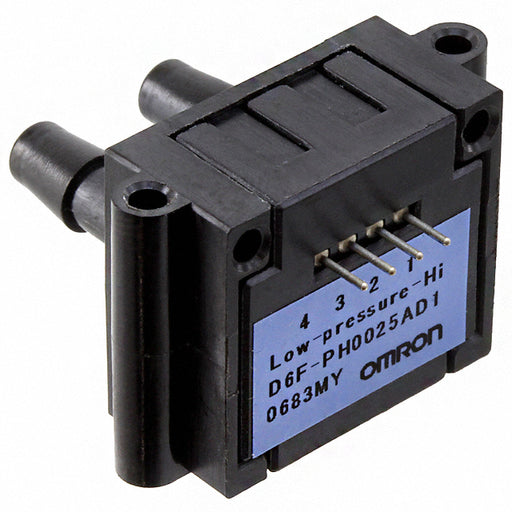 D6F-PH0025AD1 by Omron Electronics Inc-EMC Div - SENSOR 0.04PSID 0.19"" 12BIT 4SIP