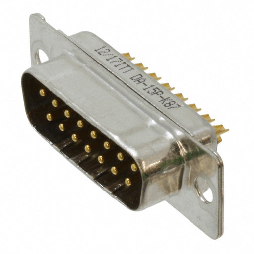 DA-15P-K87 by ITT Cannon, LLC - CONNECTOR D-SUB PLUG 15POS PNL MNT
