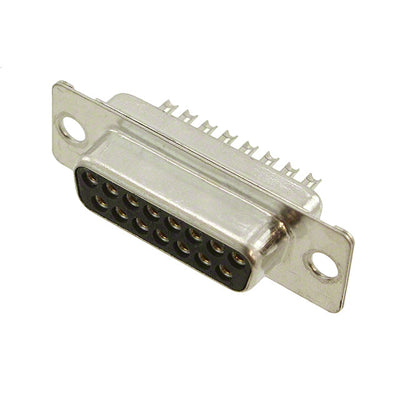 DA-15S-A197 by ITT Cannon, LLC - CONNECTOR D-SUB RCPT 15POS PNL MNT
