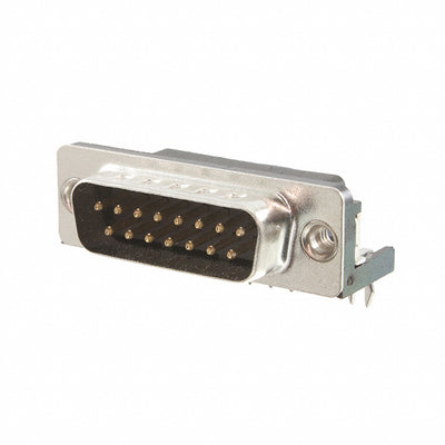 DA15-PL-24 by Adam Tech - CONNECTOR D-SUB PLUG 15POS R/A SLDR