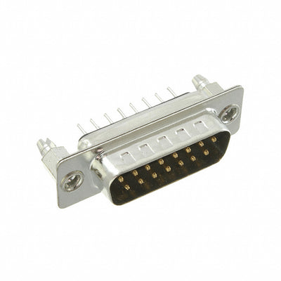 DA15-PT-1-BL by Adam Tech - CONNECTOR D-SUB PLUG 15POS VERT SLDR