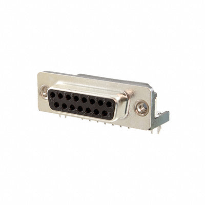 DA15-SL-24 by Adam Tech - CONNECTOR D-SUB RCPT 15POS R/A SLDR