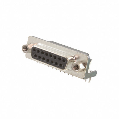 DA15-SL-25 by Adam Tech - CONNECTOR D-SUB RCPT 15POS R/A SLDR